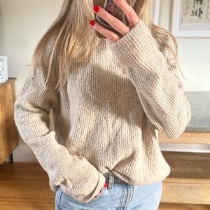 Oatmeal sweater